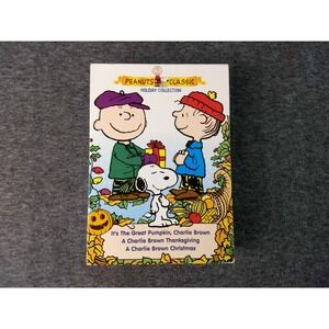 Peanuts Classic Holiday Collection‎ DVD Boxed Set 3 Movies & 3 Bonus Snoopy